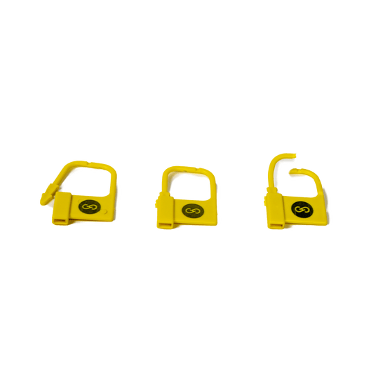 Security Seal for Reusable Boxes and Bags (100 Pieces)