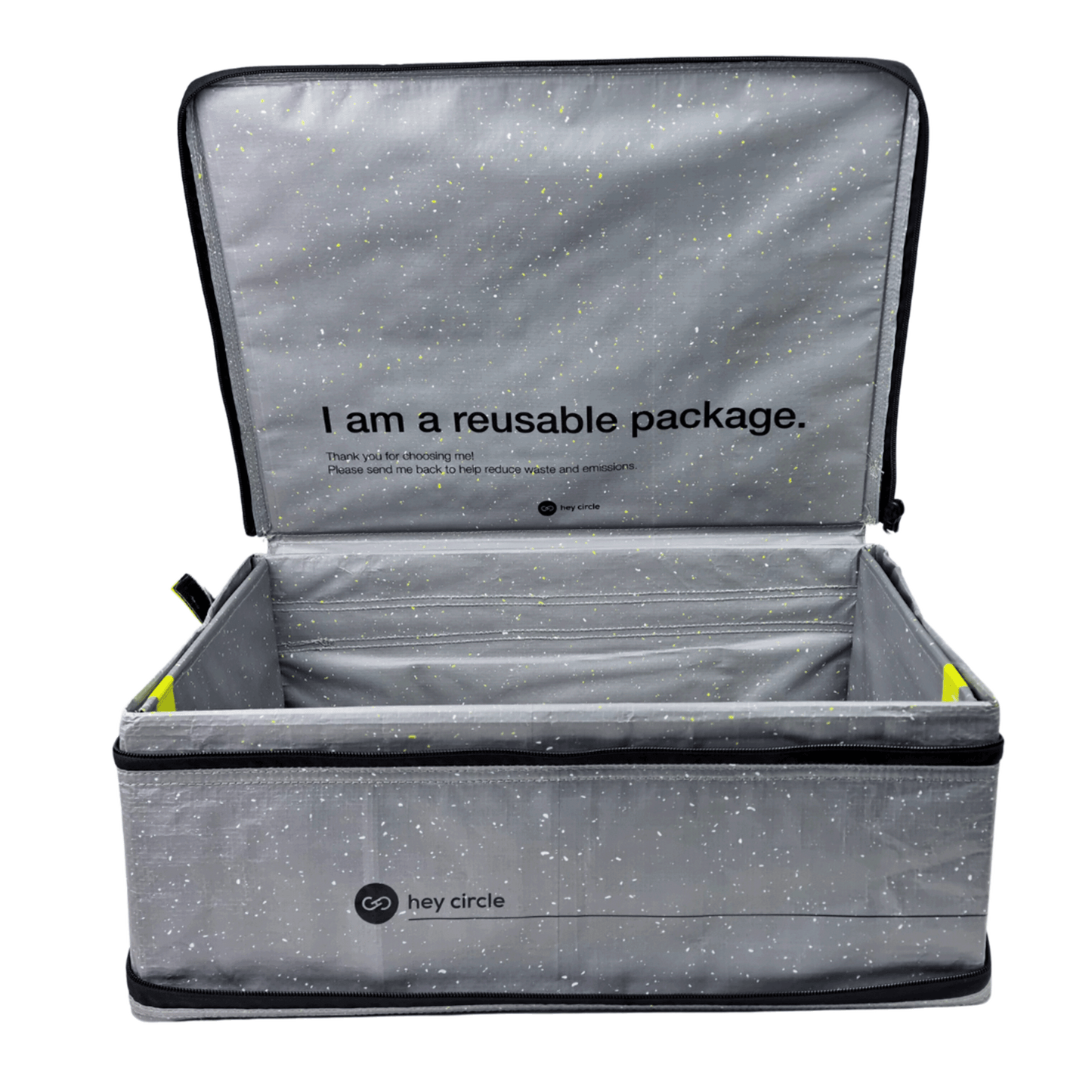 Reusable Box L with two zippers
