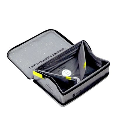 Reusable Box S with two zippers
