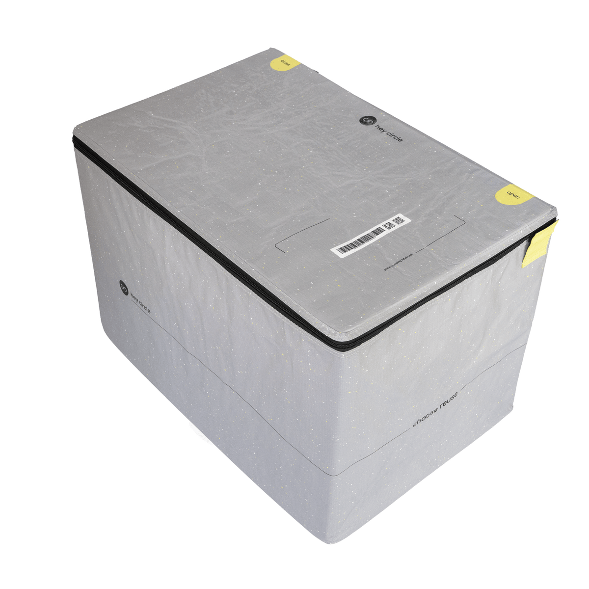 hey circle Box XXL with a Zipper – Foldable reusable shipping
